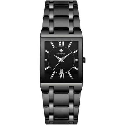 WWOOR Luxus Men Fashion Square Date Watch