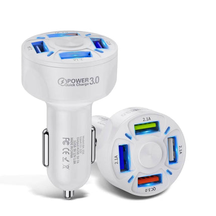 XIA LED 4 Port Rapid Car Charger