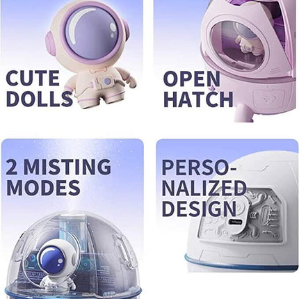 Xoali Small Cool Mist Humidifiers 220ML with Auto Shut Off and Night Light