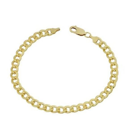 Yellow Gold Cuban, Mariner, Figaro, or Rope Bracelet Gold Filled High Polish Finish
