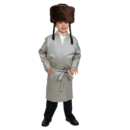 Kids Yerushalmi Chasidic Bekitcha Rabbi Coat with Traditional Style