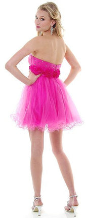CLEARANCE - Cinderella Divine 414 Short A-Line Tulle Dress (Size 6)