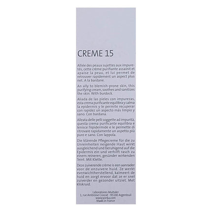 Yon-Ka Creme 15 Purifying & Soothing