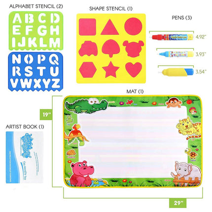 Zutan Large Aqua Doodle Mat Water Drawing Pad