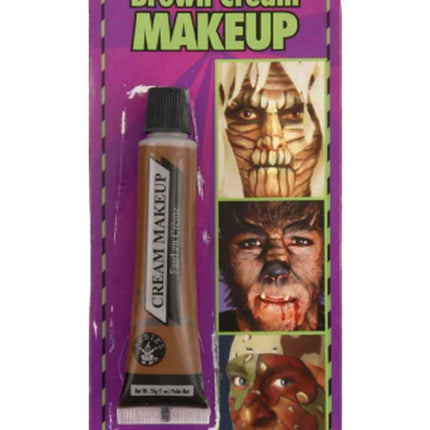 Adult Unisex Brown Cream Makeup