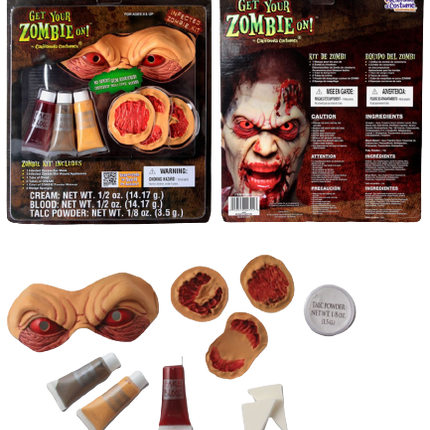 All Ages Unisex Infected Zombie Kit
