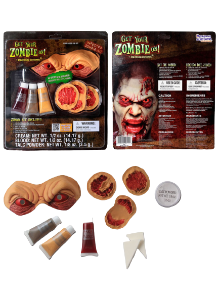 All Ages Unisex Infected Zombie Kit