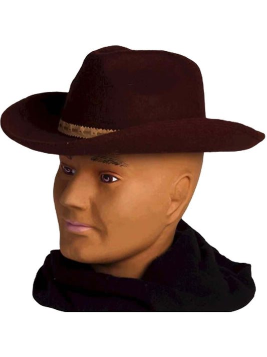 Adult Unisex Cowboy Hat Brown