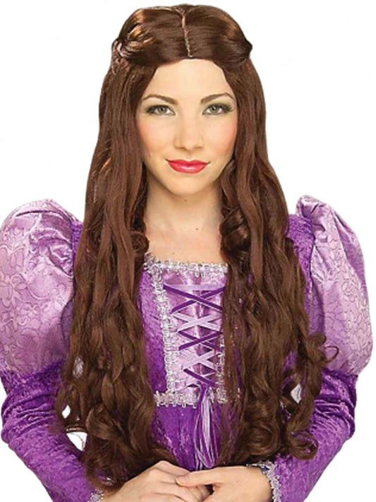 Adult Women's Guinevere Brown Wig