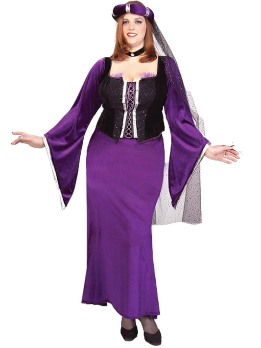 Adult Plus Size Women's Renaissance Maiden Costume