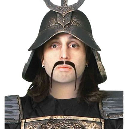 Adult Warrior Mustache Black