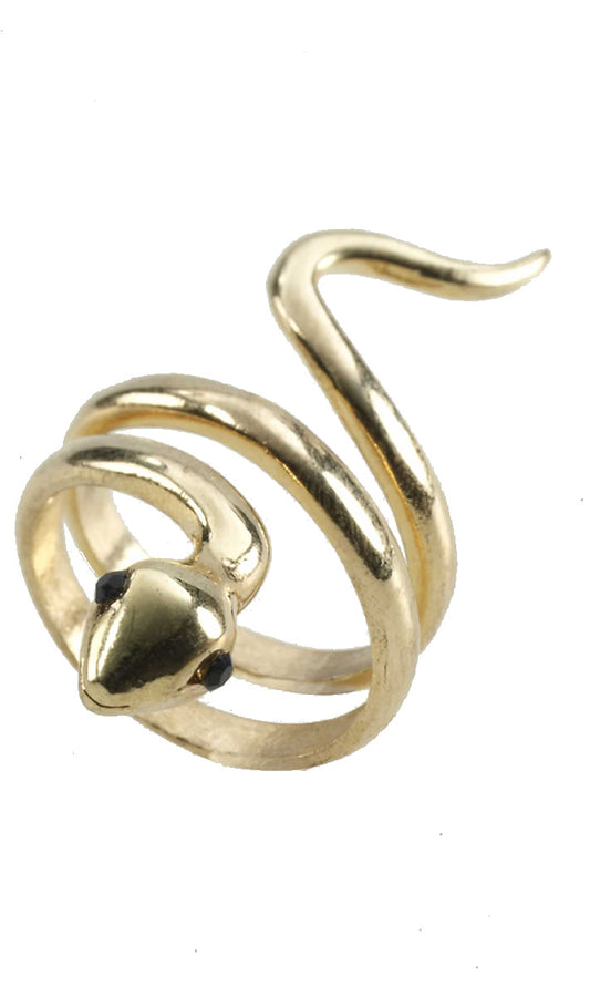 Adult Women's Gold Snake Ring