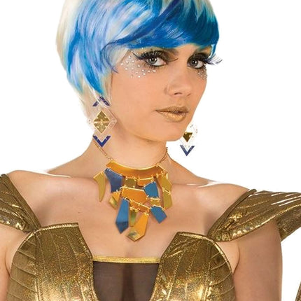 Adult Women's Futuristic Star Frost Wig