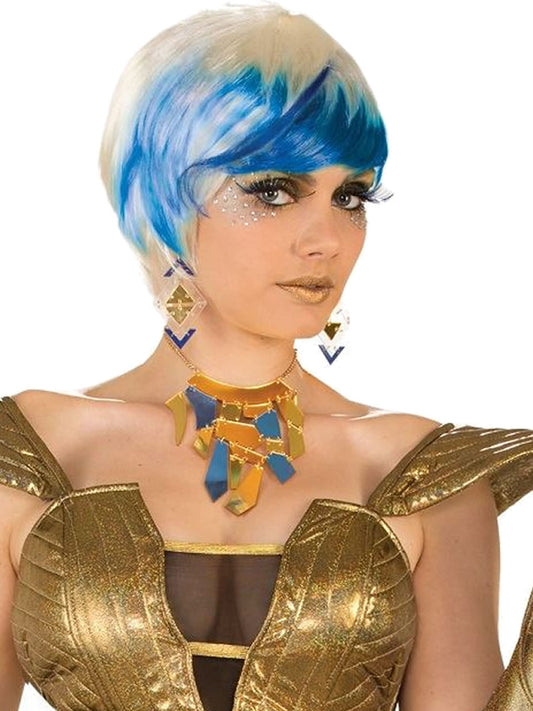 Adult Women's Futuristic Star Frost Wig