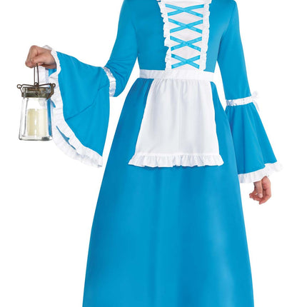 American Colonial Girls Deluxe Costume by Amscan Costumes only at  TeeJayTraders.com