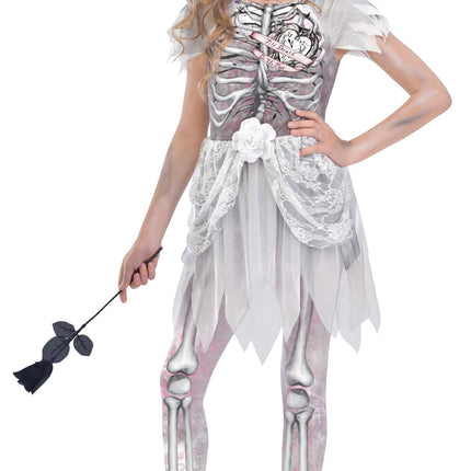 Skeleton Bride Girls Costume by Amscan Costumes only at  TeeJayTraders.com