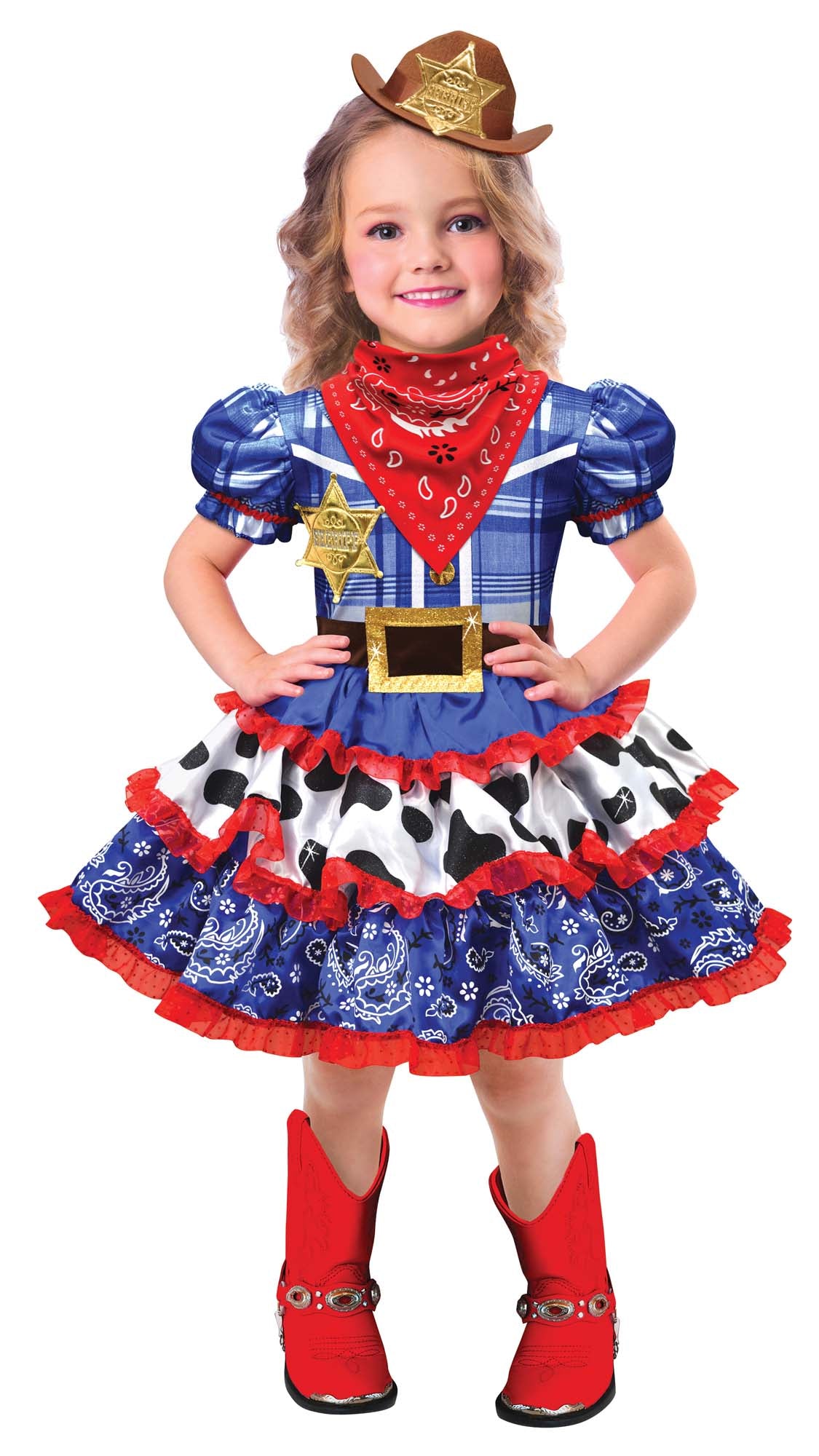 Rodeo Cutie Girls Costume by Amscan Costumes only at  TeeJayTraders.com