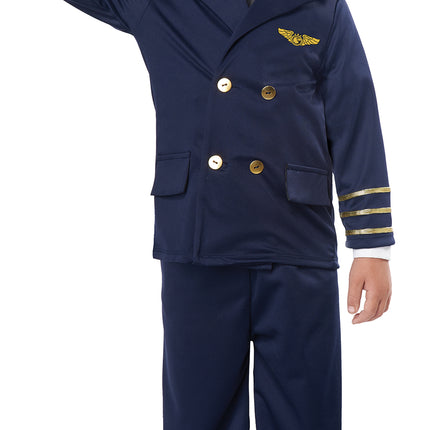 Captain Pilot Toddler Costume by California Costumes only at  TeeJayTraders.com - Image 3