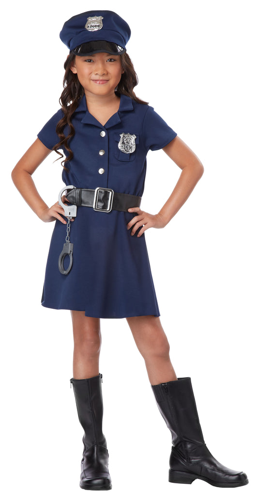 Police Officer Girls Costume by California Costumes only at  TeeJayTraders.com