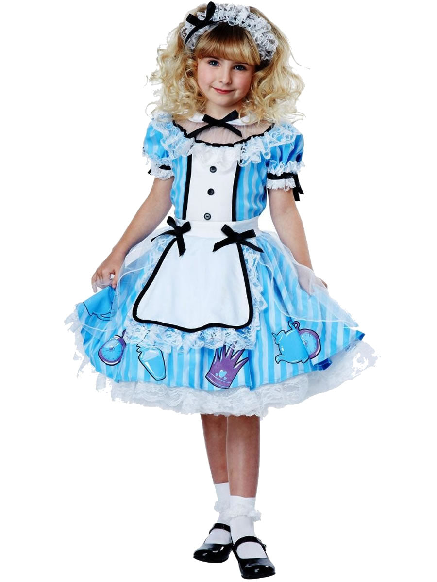 Alice in Wonderland Girls Costume by California Costumes only at  TeeJayTraders.com