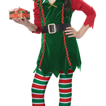 Festive Elf Girls Costume by California Costumes only at  TeeJayTraders.com