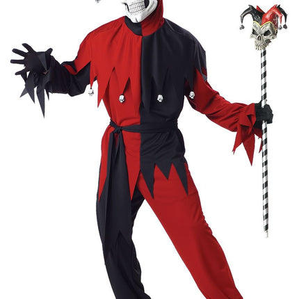 Evil Jester Men Halloween Costume by California Costumes only at  TeeJayTraders.com