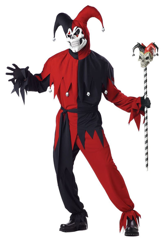 Evil Jester Men Halloween Costume by California Costumes only at  TeeJayTraders.com