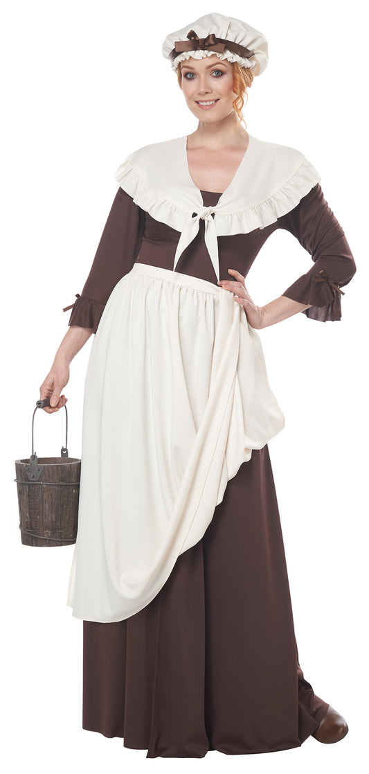 Colonial Village Women Costume by California Costume only at  TeeJayTraders.com