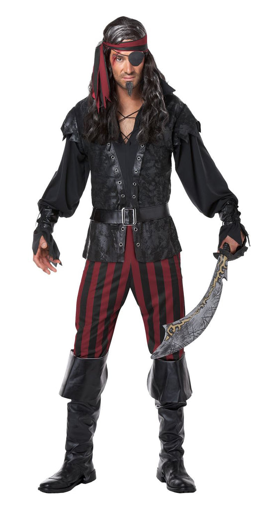 Ruthless Rogue Men Pirate Costume by California Costumes only at  TeeJayTraders.com