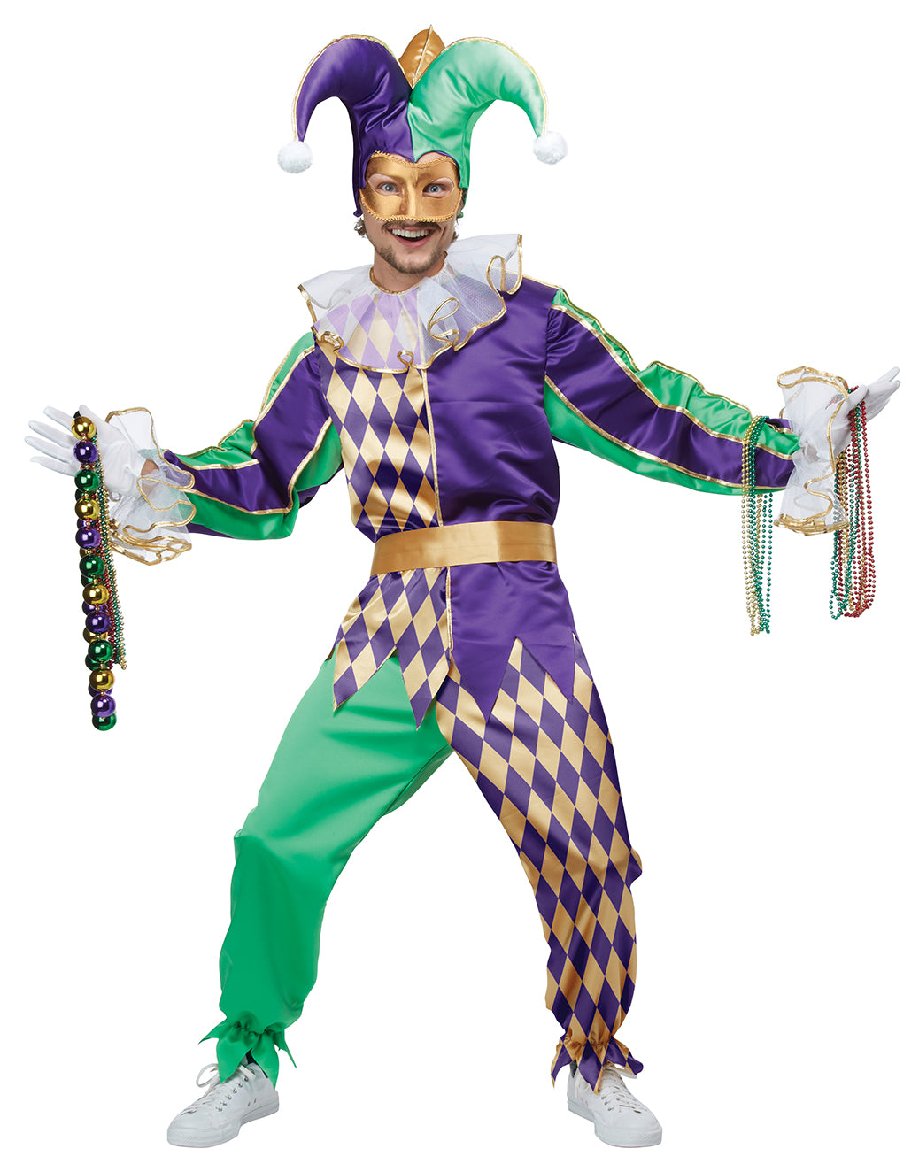 Mardi Grass Jester Men Costume by California Costume only at  TeeJayTraders.com