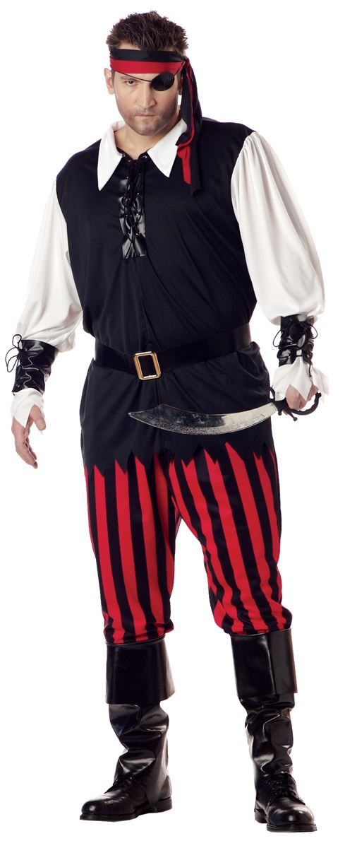 Cutthroat Pirate Men Plus Size Costume by California Costumes only at  TeeJayTraders.com