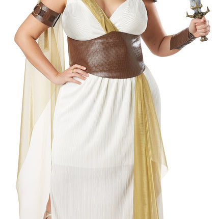 Spartan Warrior Queen Woman Plus Costume by California Costumes only at  TeeJayTraders.com