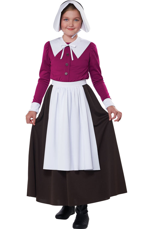 Mayflower Pilgrim Girls Costume by California Costumes only at  TeeJayTraders.com