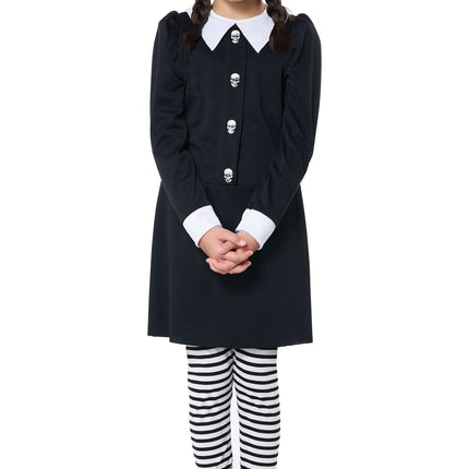 Addams Wednessdday Dreadful Girls Costume by California Costumes only at  TeeJayTraders.com