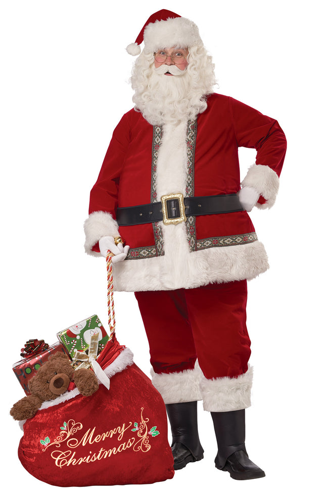 Deluxe Santa Claus Men Costume by California Costumes only at  TeeJayTraders.com