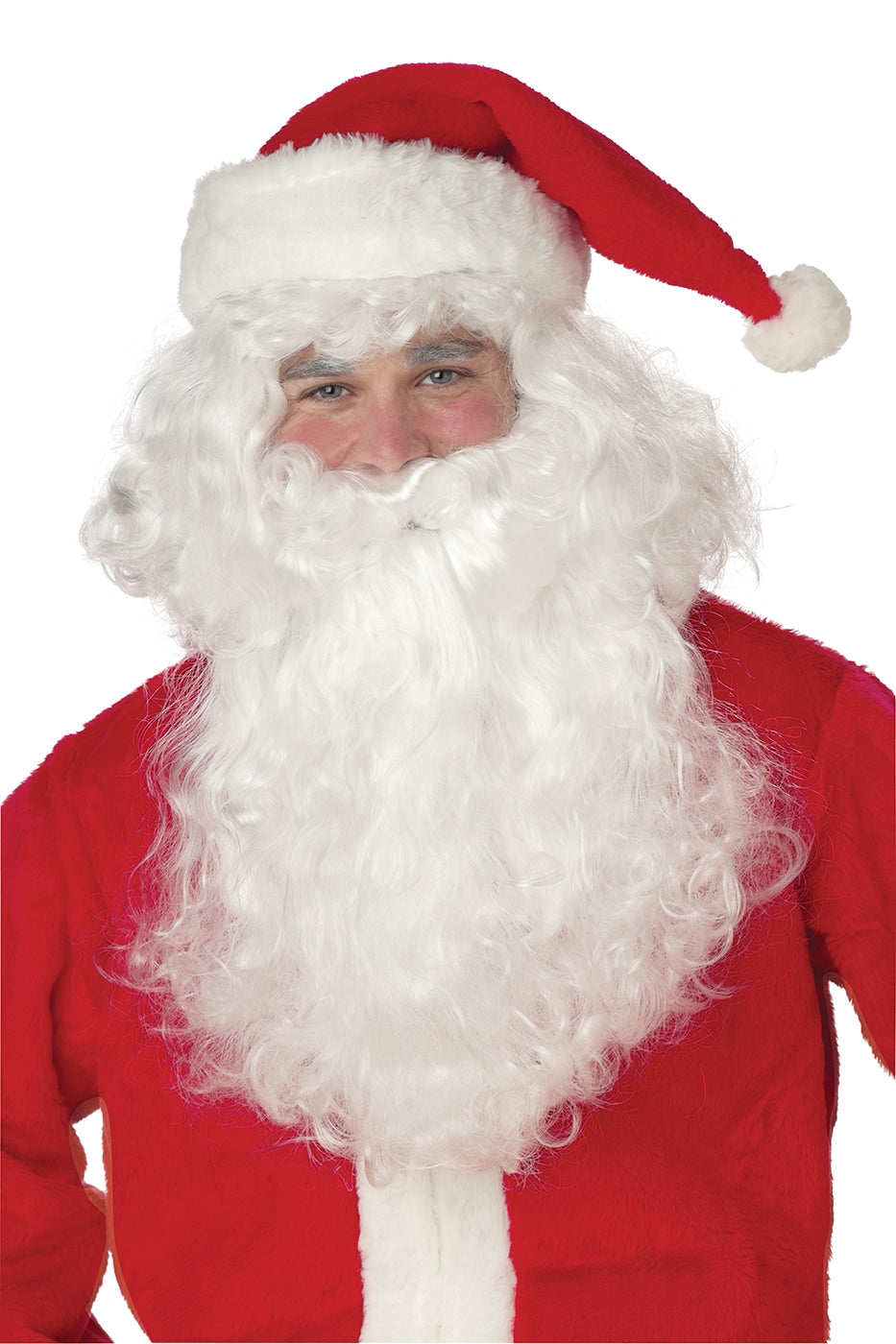 Santas Wig And Beard by California Costumes only at  TeeJayTraders.com