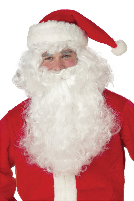 Santas Wig And Beard by California Costumes only at  TeeJayTraders.com