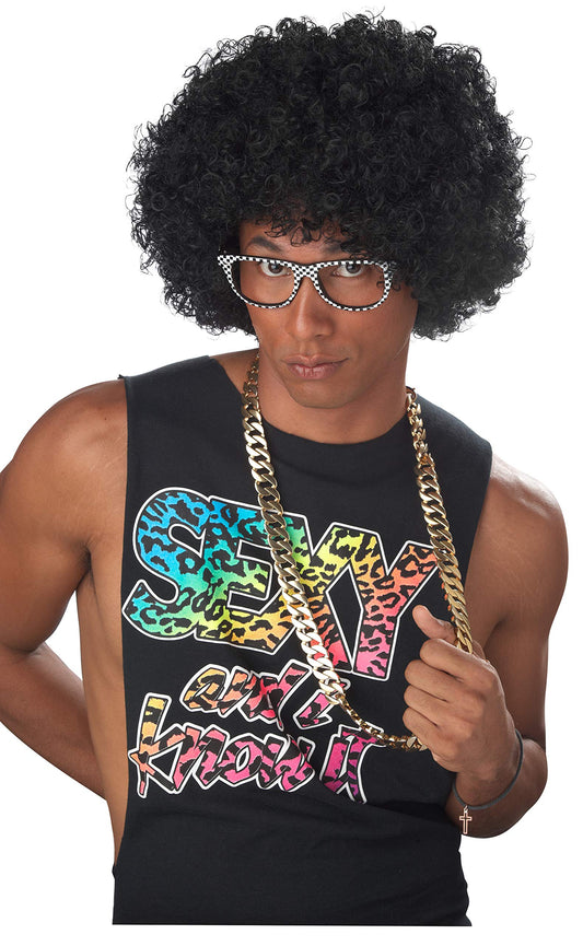 Jumbo Afro Men Wig Black by California Costumes only at  TeeJayTraders.com