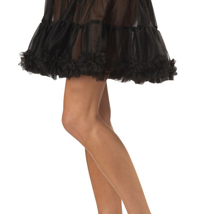 Ruffled Black Petticoat by California Costumes only at  TeeJayTraders.com