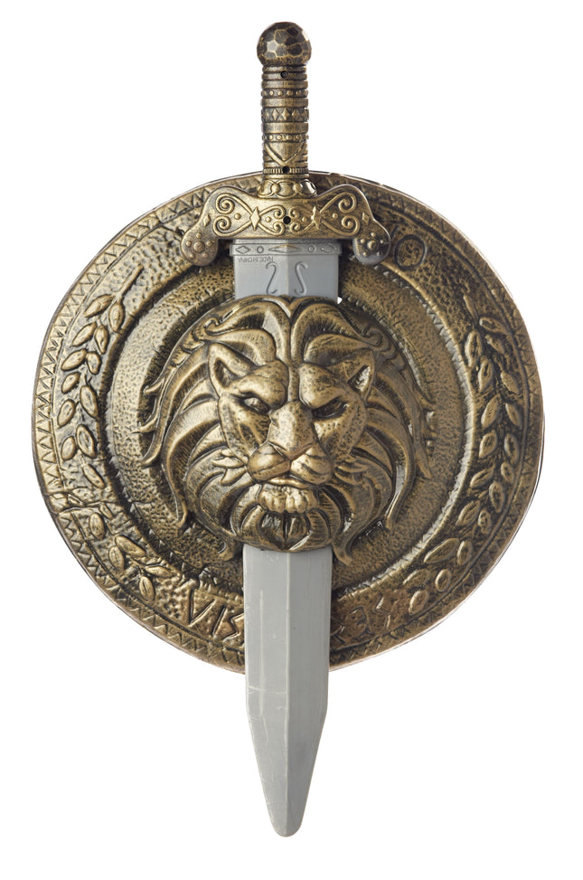 Gladiator Combat Shield And Sword by California Costumes only at  TeeJayTraders.com