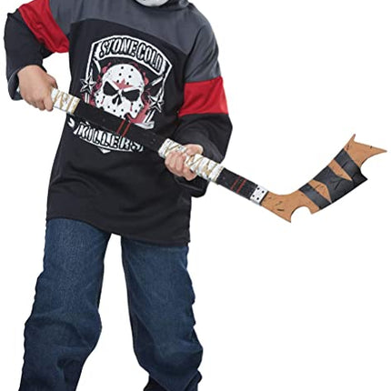 Face Mask And Hockey Stick Costume Accessory by California Costumes only at  TeeJayTraders.com - Image 2