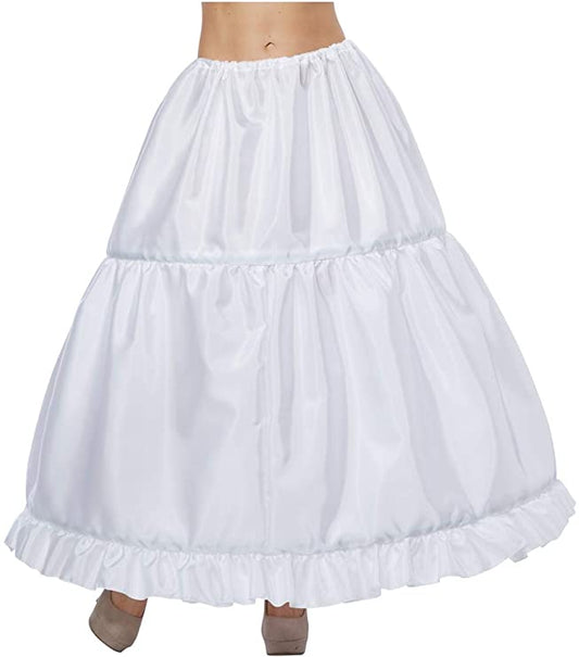 Hoop Woman Skirt White by California Costumes only at  TeeJayTraders.com