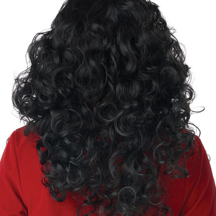Curly Brunette Captain Hook Women Wig by California Costumes only at  TeeJayTraders.com - Image 3