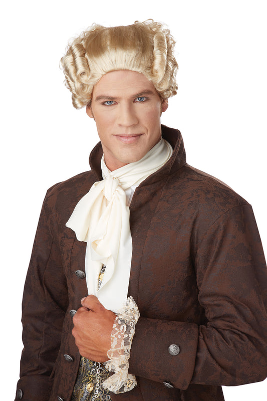 Peruke Blonde Men Wig by California Costume only at  TeeJayTraders.com