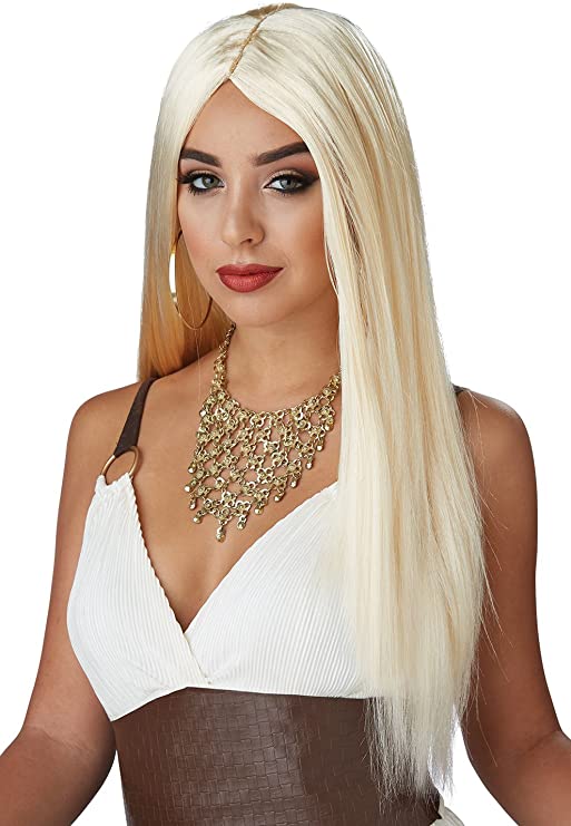 Demigoddess Woman Wig Blonde by California Costumes only at  TeeJayTraders.com