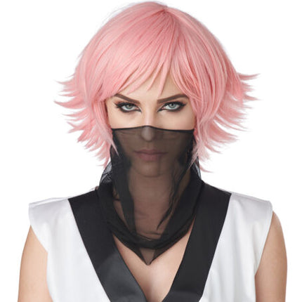 Feathered Rose Pink Women Wig by California Costumes only at  TeeJayTraders.com