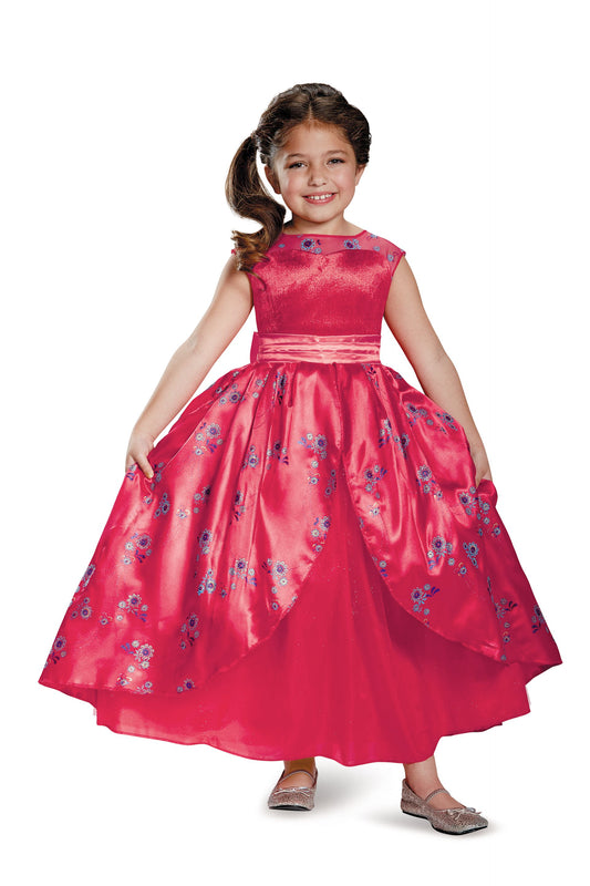 Licensed Elena Of Avalor Disney Deluxe Princess Coronation Long Gown Costume by Disguise Costumes only at  TeeJayTraders.com