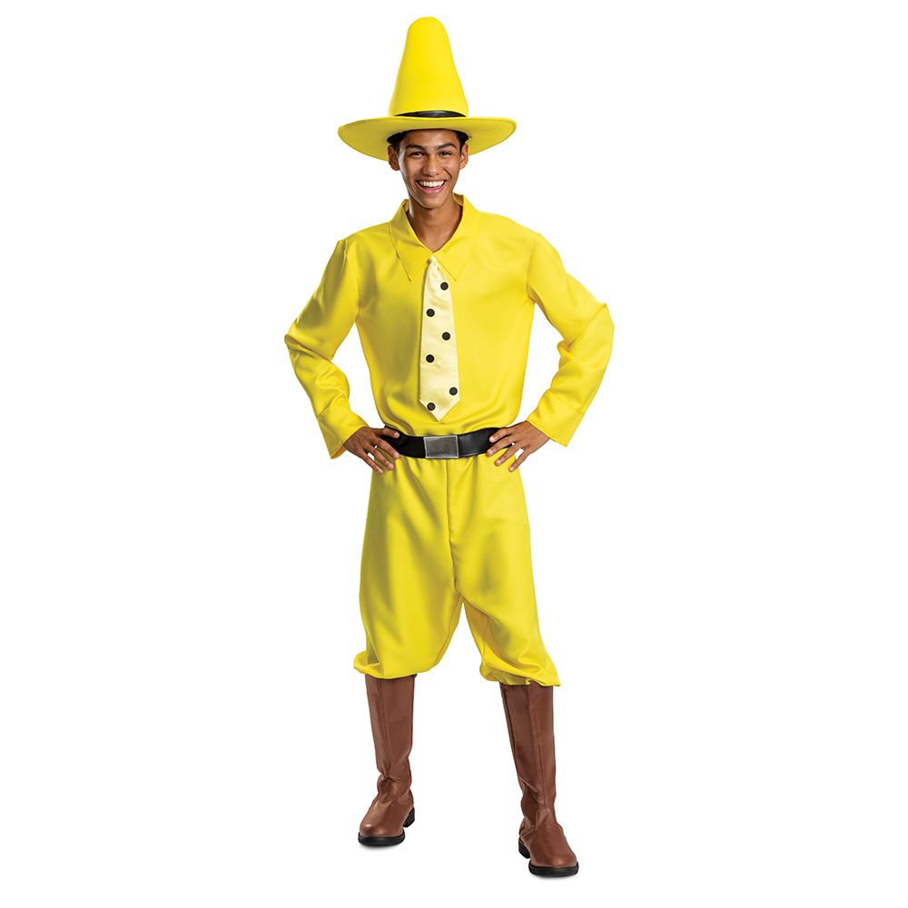 Person In The Yellow Hat Men Costume by Disguise Costumes only at  TeeJayTraders.com