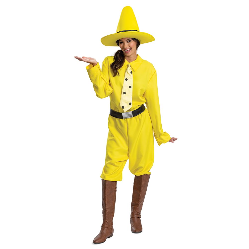 Person In The Yellow Hat Men Costume by Disguise Costumes only at  TeeJayTraders.com - Image 2