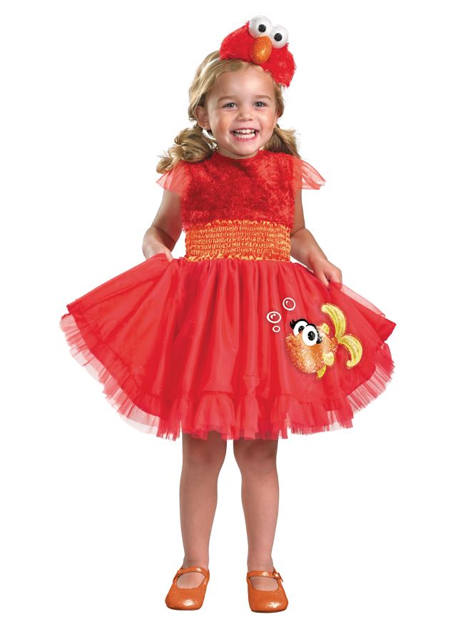 Elmo Frilly Sesame Girls Costume by Disguise only at  TeeJayTraders.com